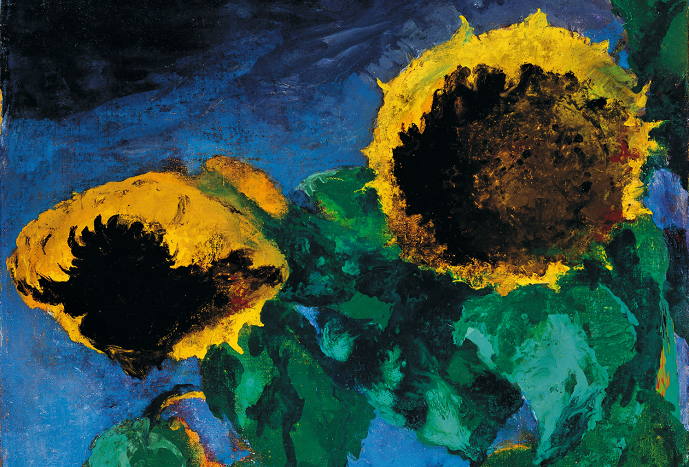 Emil Nolde (with sunflowers)