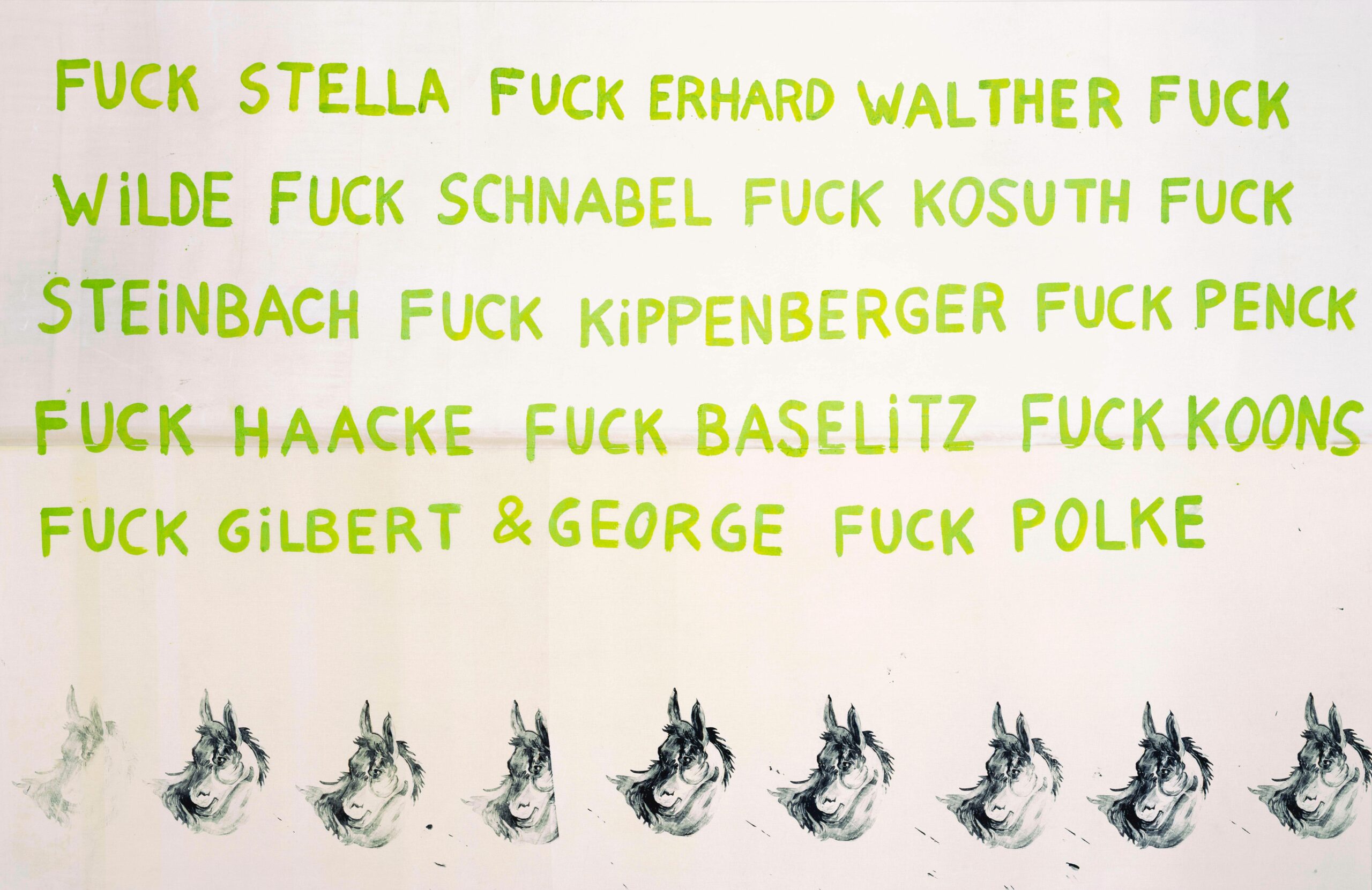 Michel Majerus: Early works at KW Institute