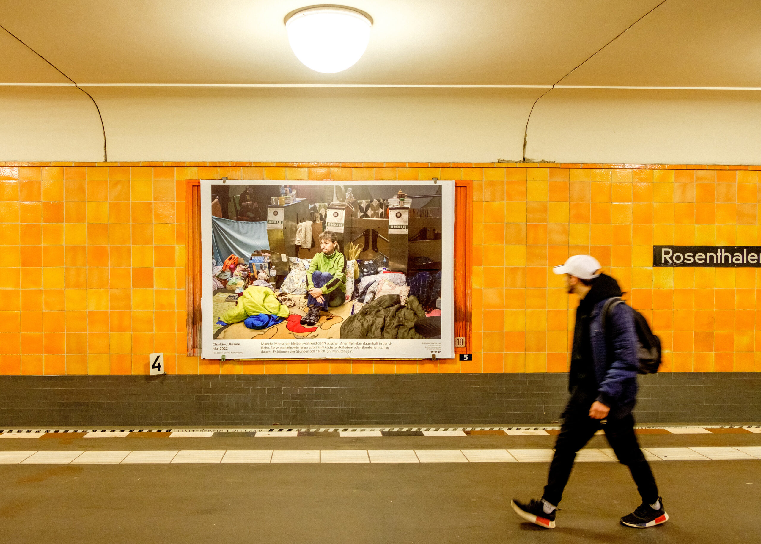 Next Station: Photos of Ukraine under siege come to Berlin U-Bahns
