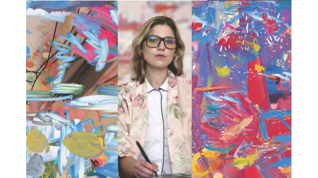 Not waiting for paint to dry: Petra Cortright
