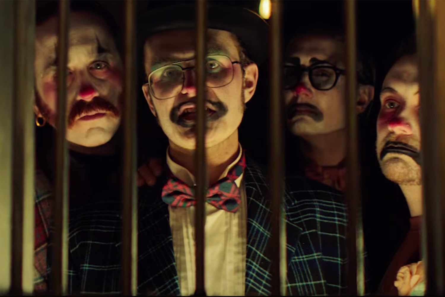 Yard Act’s new single ‘When The Laughter Stops’ features Katy J Pearson, with a clown-filled video that stars David Thewlis