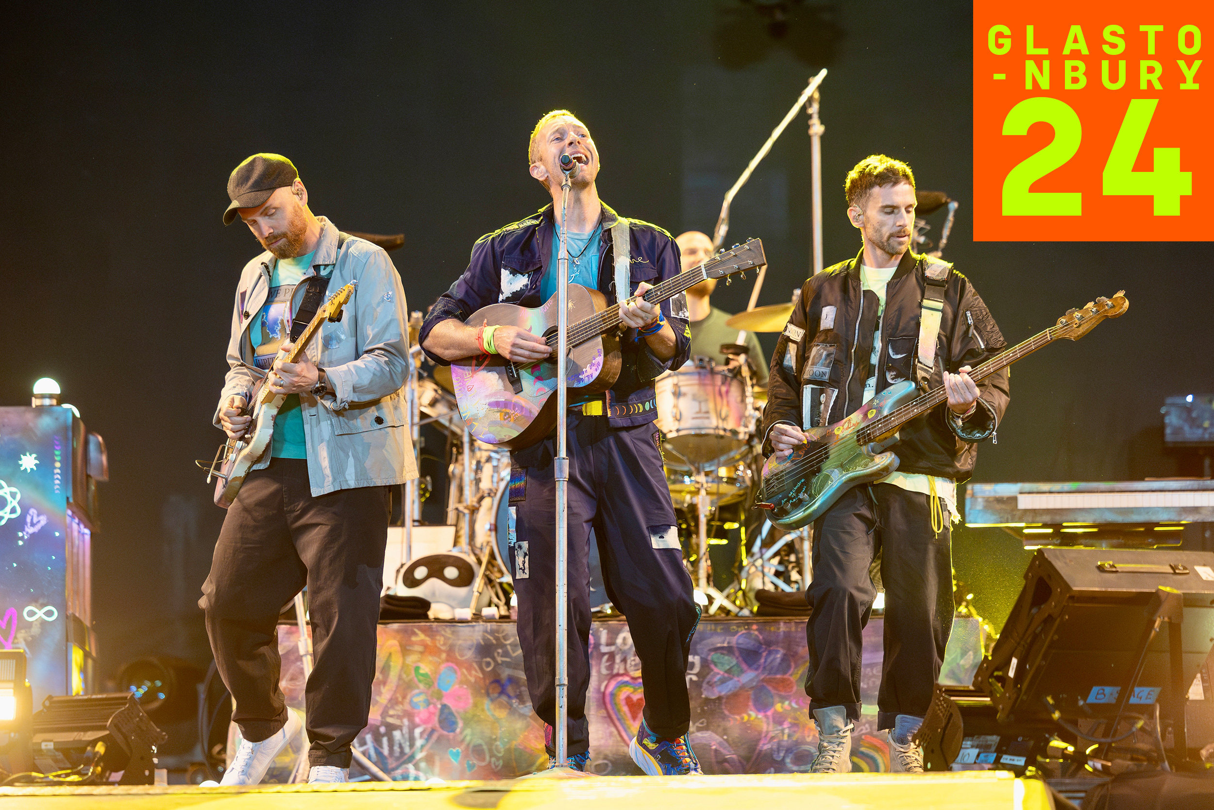 Record-breaking Coldplay show their experience at headlining Glastonbury