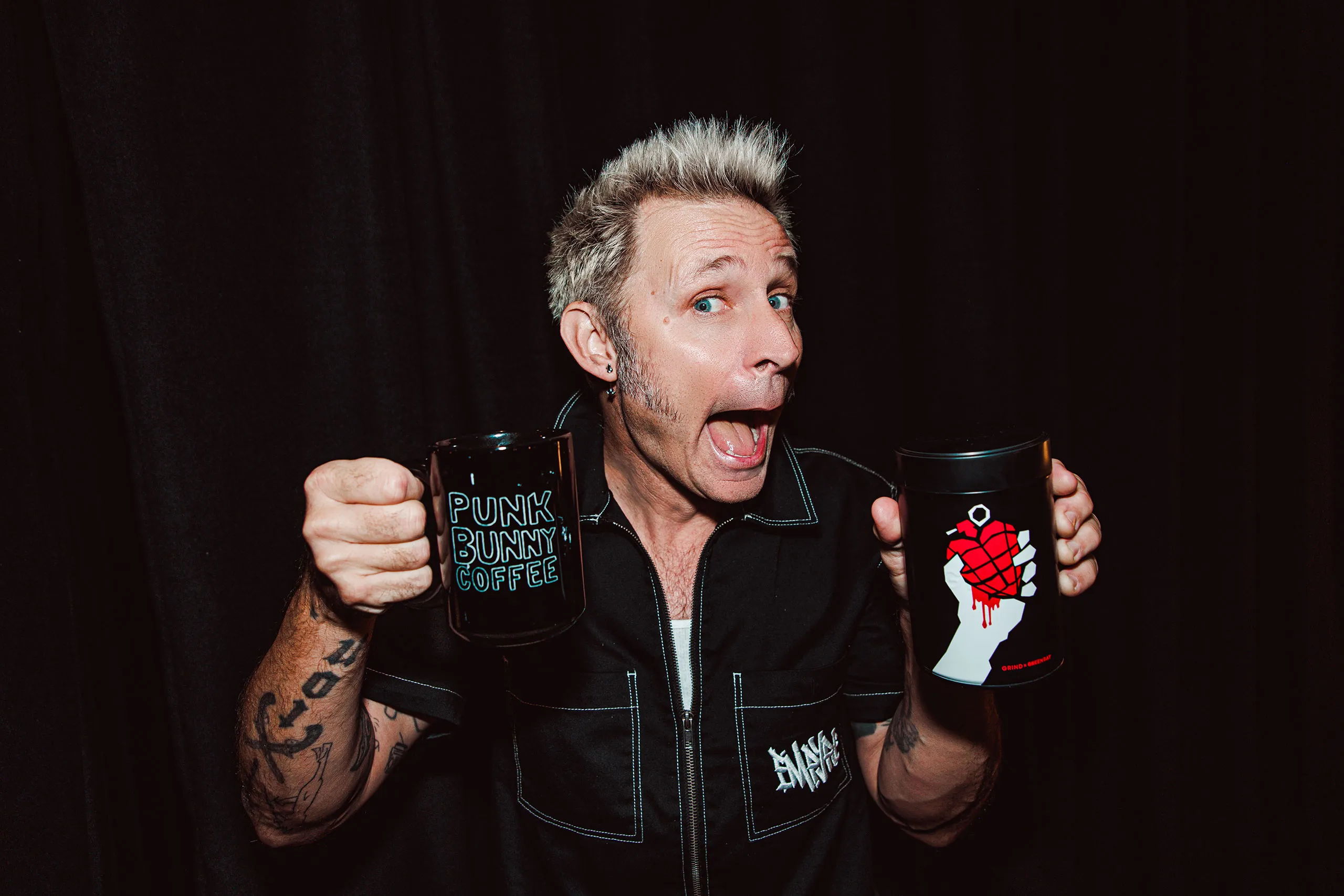 Green Day have teamed up with Grind for a new limited edition coffee tin