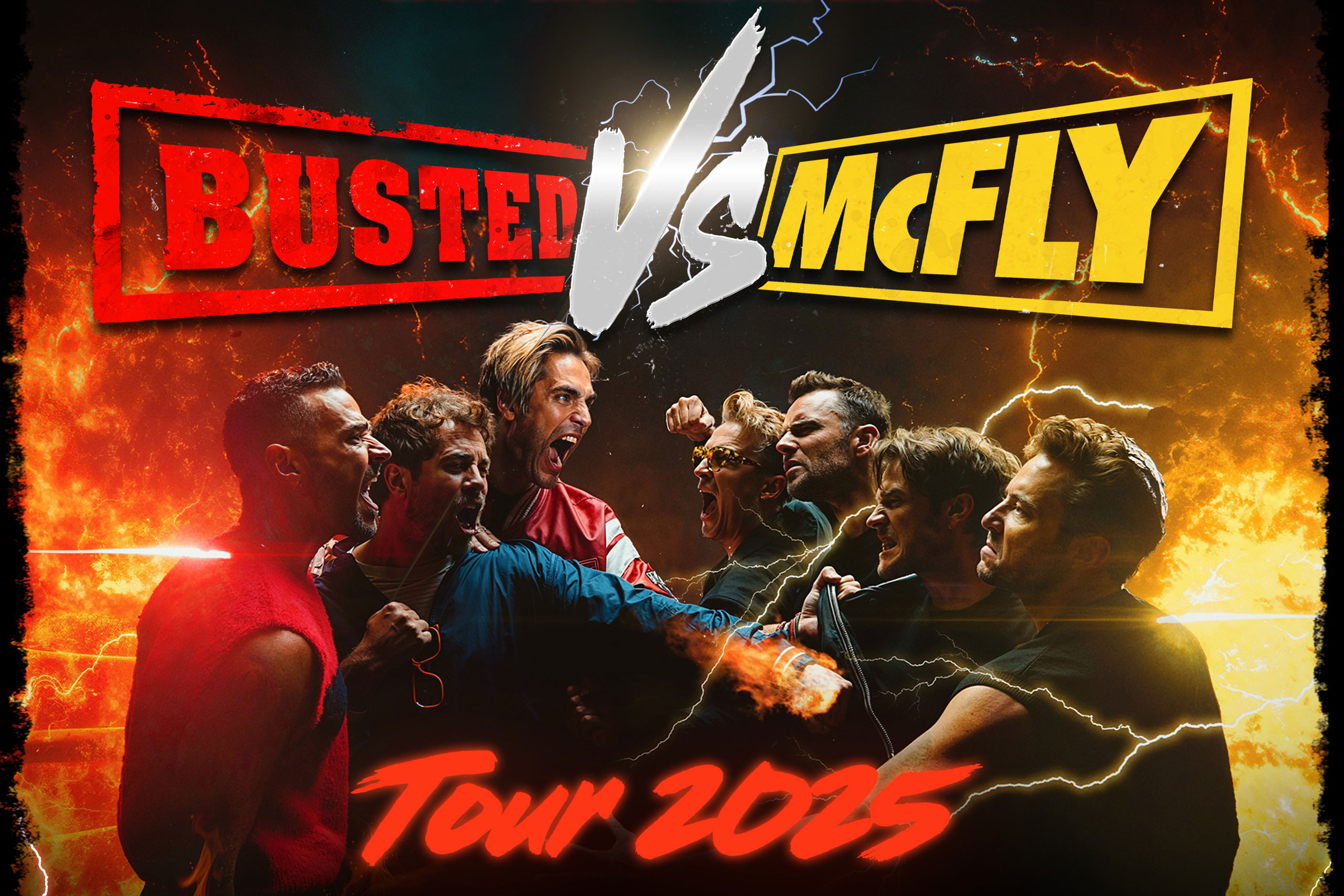 McFly and Busted have announced a joint ‘Busted vs McFly’ UK and Ireland tour