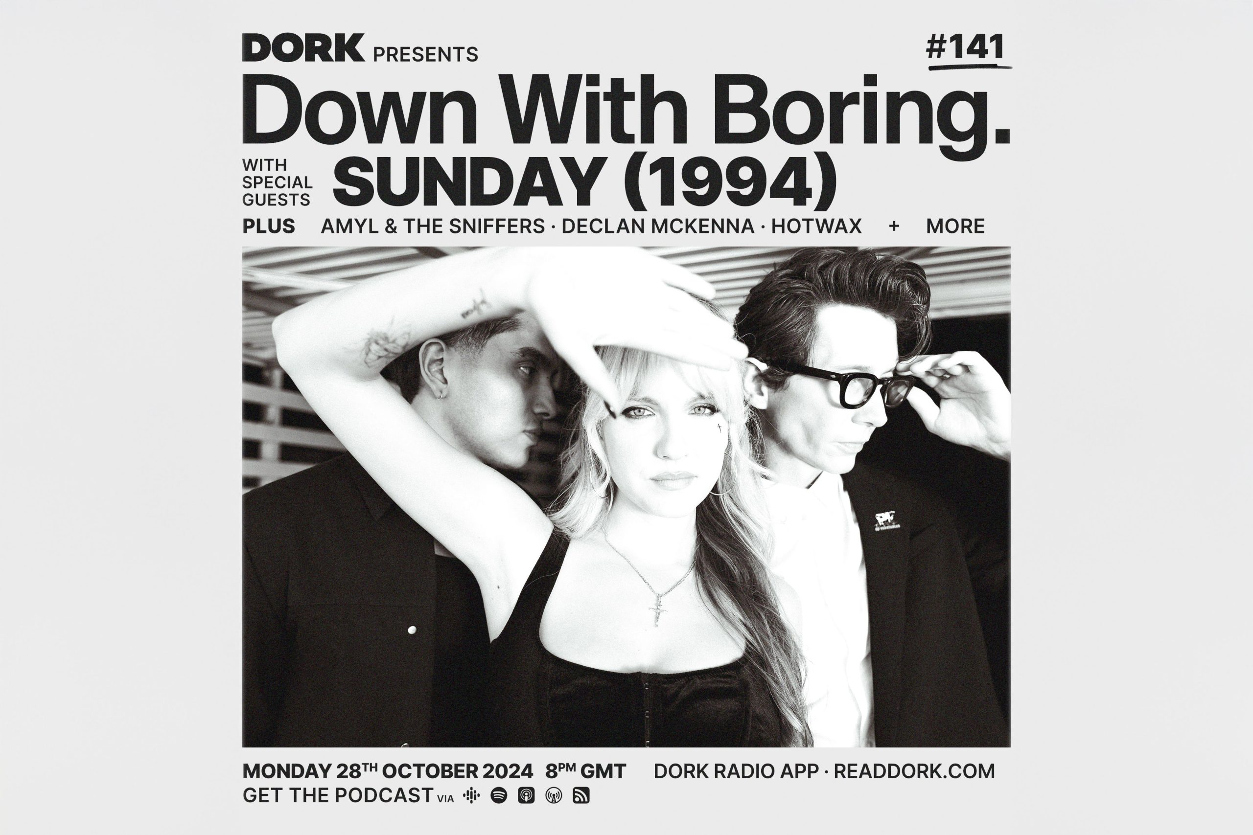 Sunday (1994) are the special guests on tonight’s edition of Down With Boring