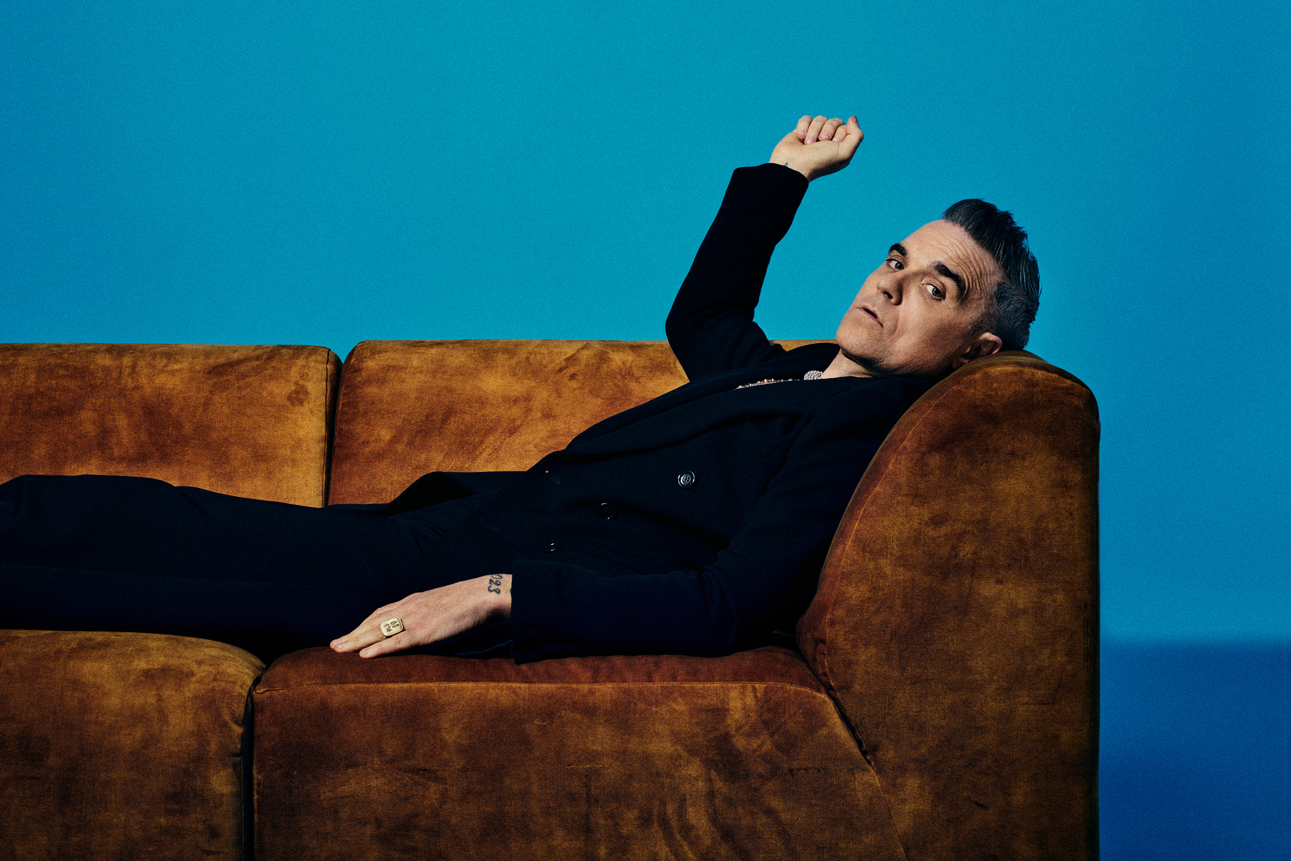 Let me entertain you (as a monkey): Robbie Williams has shared his biopic banger ‘Forbidden Road’