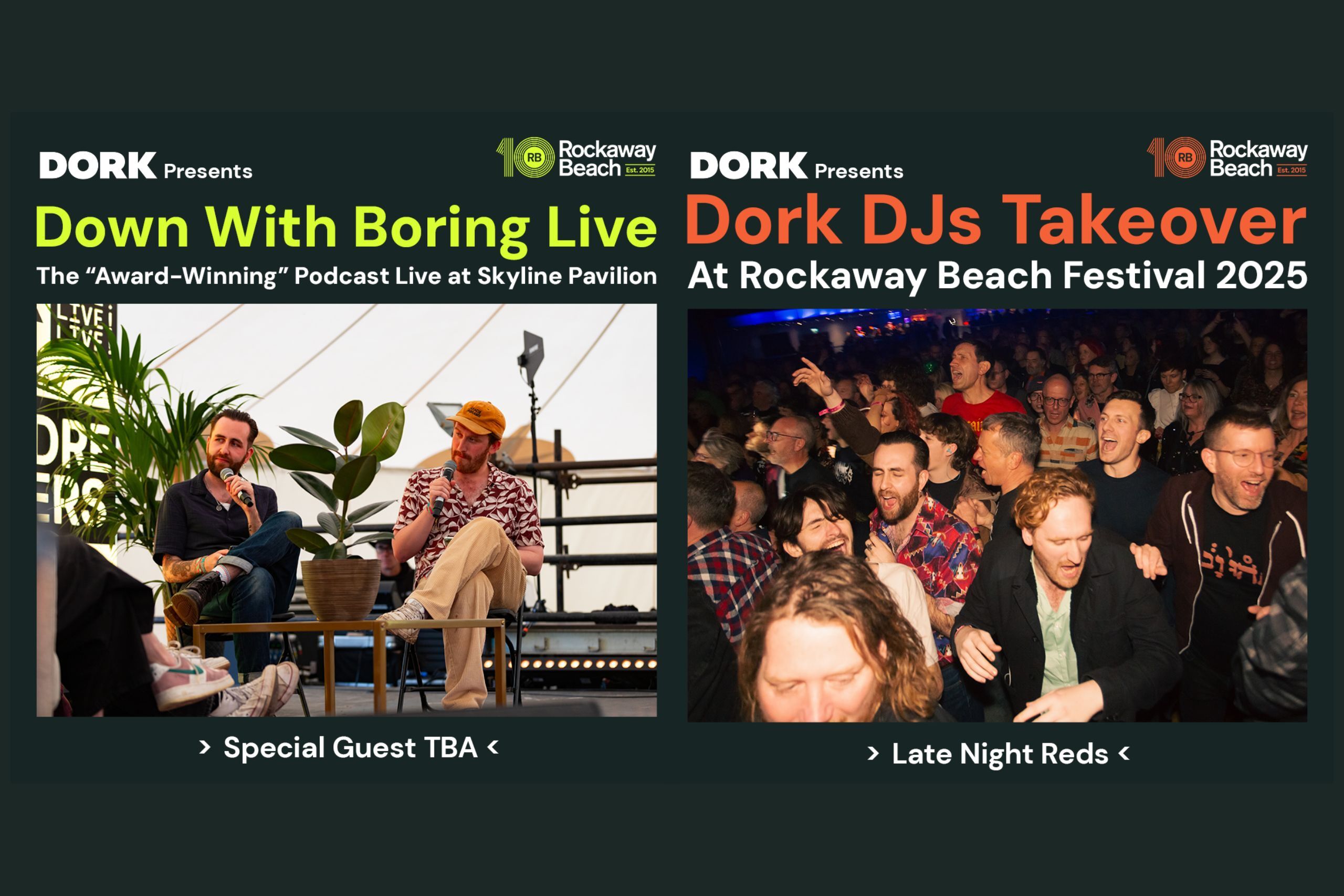 Dork’s Down With Boring Live is coming to Rockaway Beach 2025