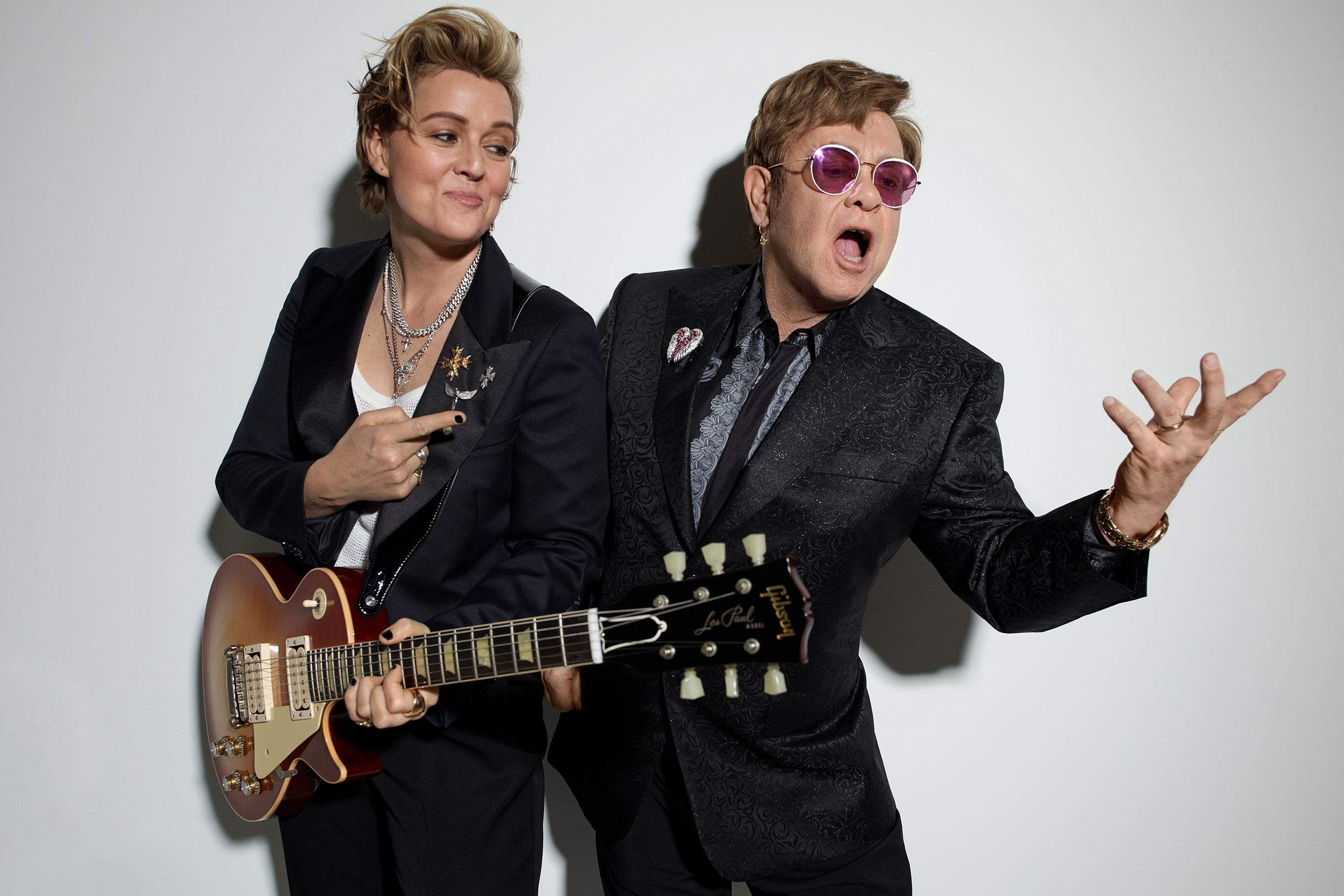 Elton John and Brandi Carlile have released a David LaChapelle-directed video for ‘Who Believes in Angels?’