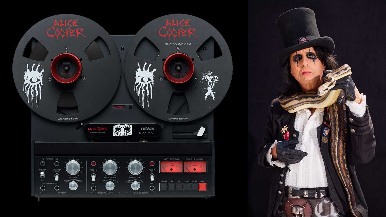 “They’re incredibly good-looking, just like me”: You can now buy an Alice Cooper-branded reel-to-reel recorder for just €27,000