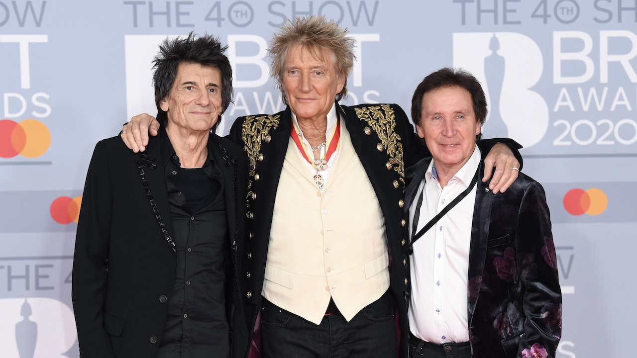Rod Stewart, Ronnie Wood and Kenney Jones have recorded 11 songs for a new Faces album, and there could be an official Faces documentary with “some rude bits” in the pipeline too