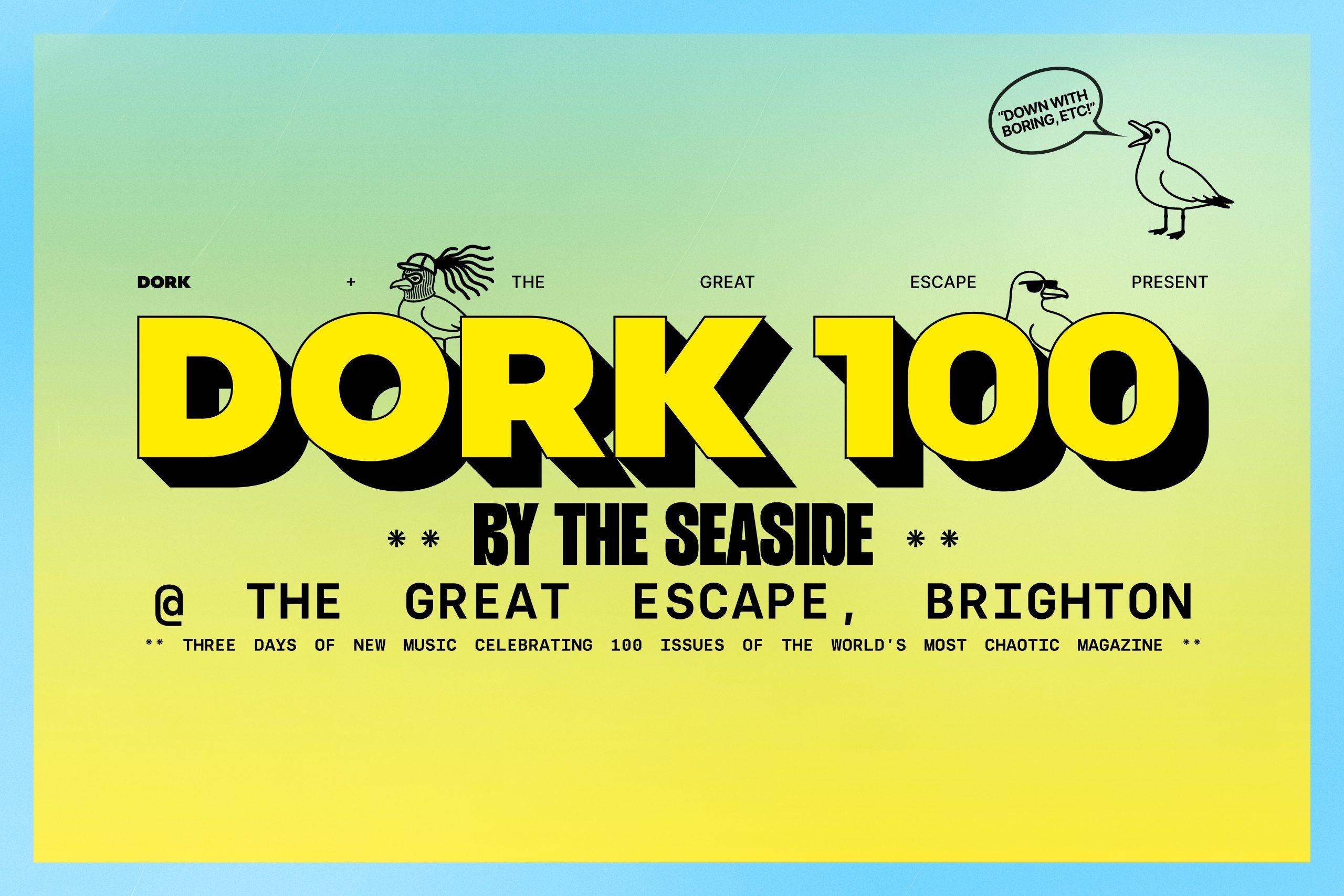 Dork 100 is hitting The Great Escape this weekend for seaside chaos and musical mayhem – here’s what to see and where