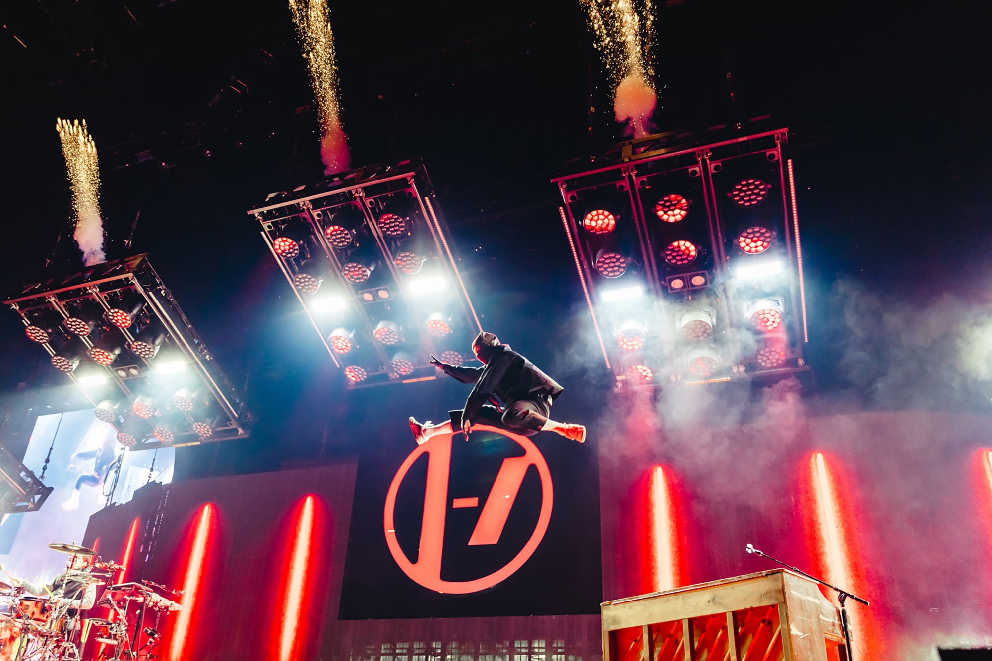 Twenty One Pilots transform London’s O2 Arena into a dystopian theatre of rebellion