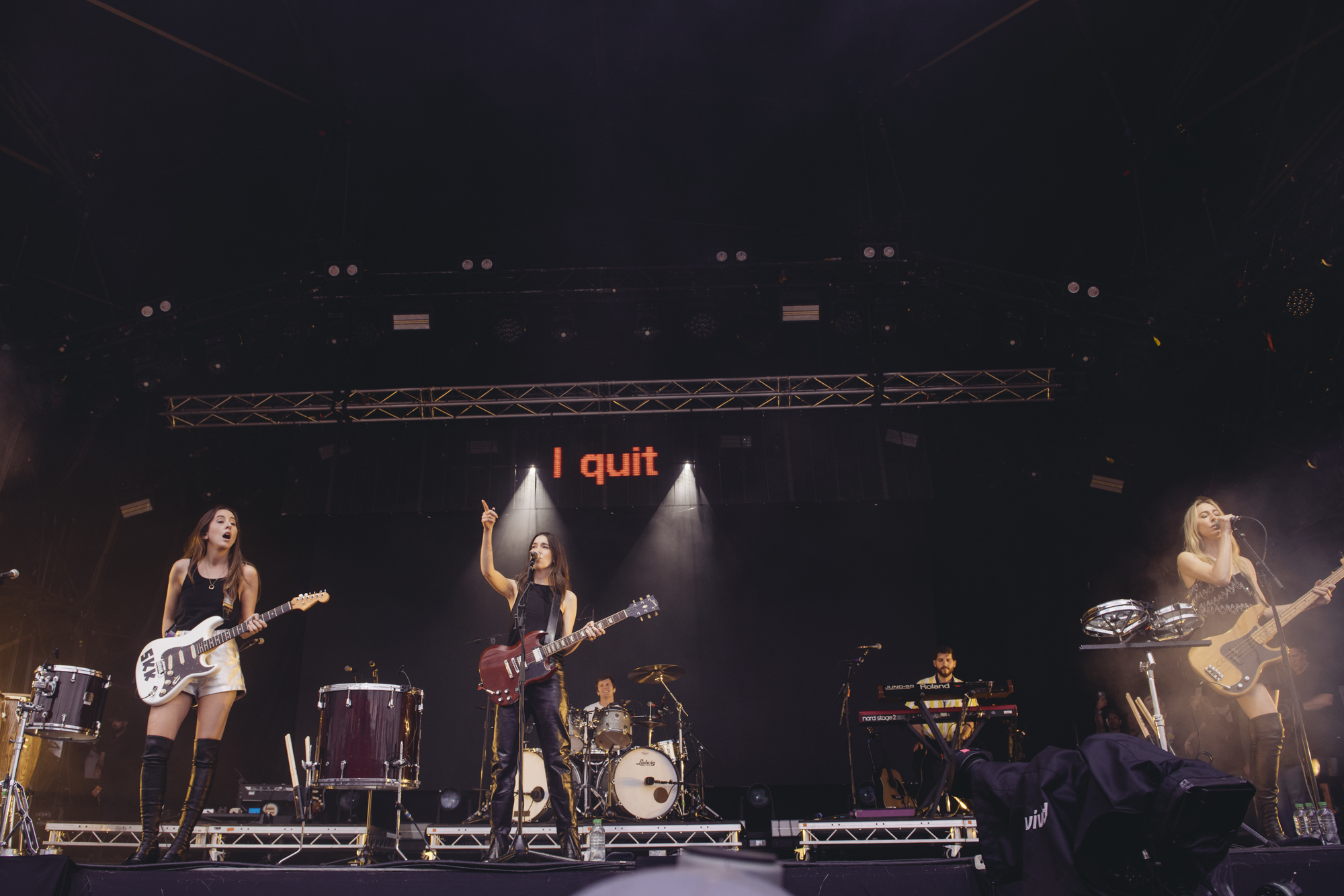Haim continue to prove why they’re becoming as essential to Glastonbury as the Pyramid Stage itself