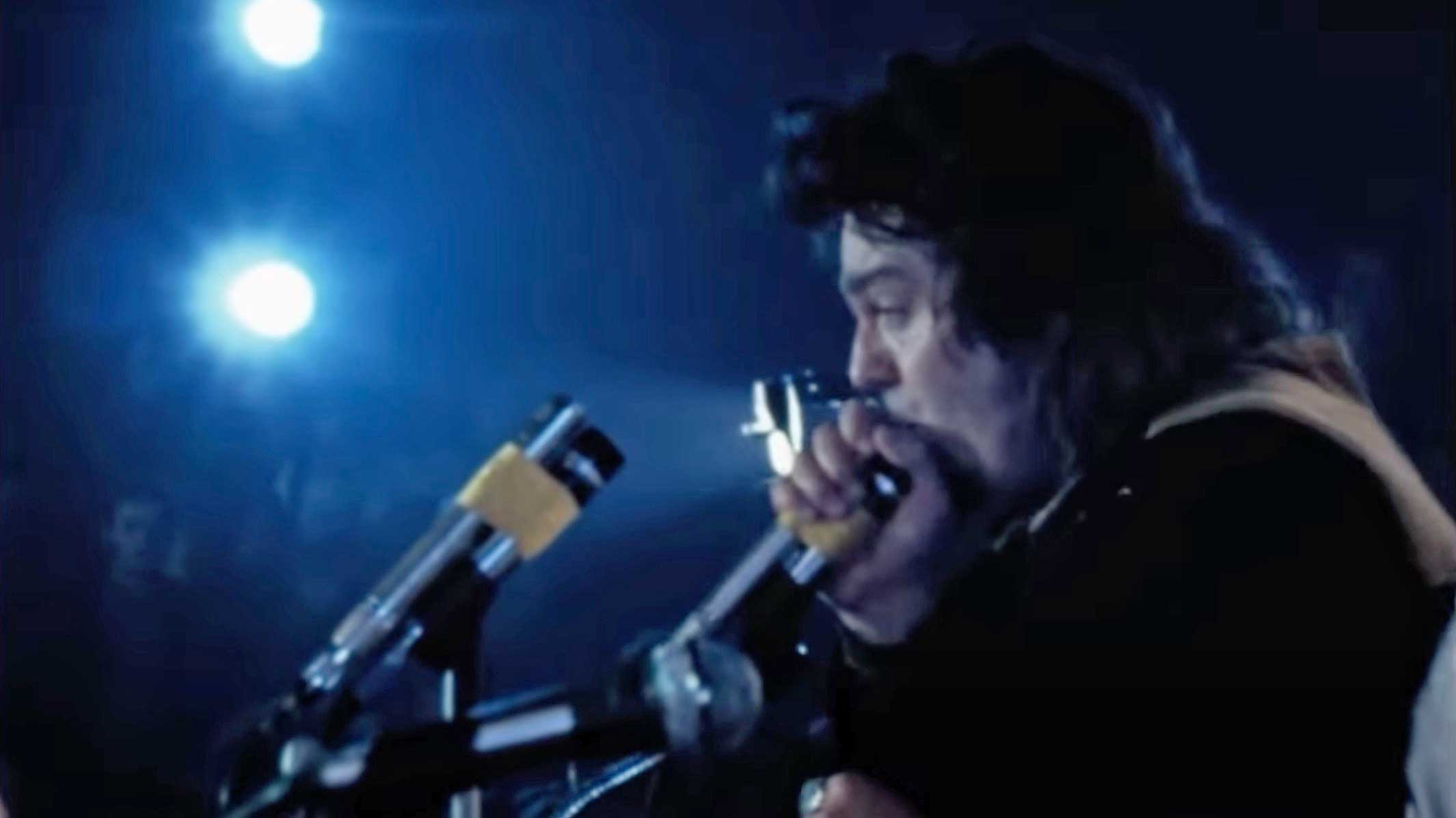 Previously unseen pro-shot footage of Captain Beefheart performing live in Paris in 1972 has surfaced online
