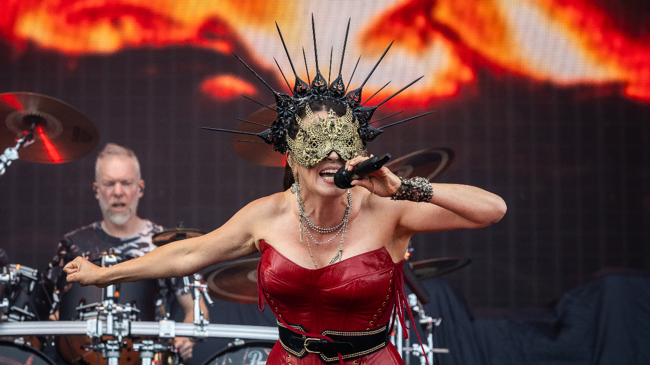 “This is a band reaching the apex of their powers.” Within Temptation blow Download away with a theatrical, emotional set