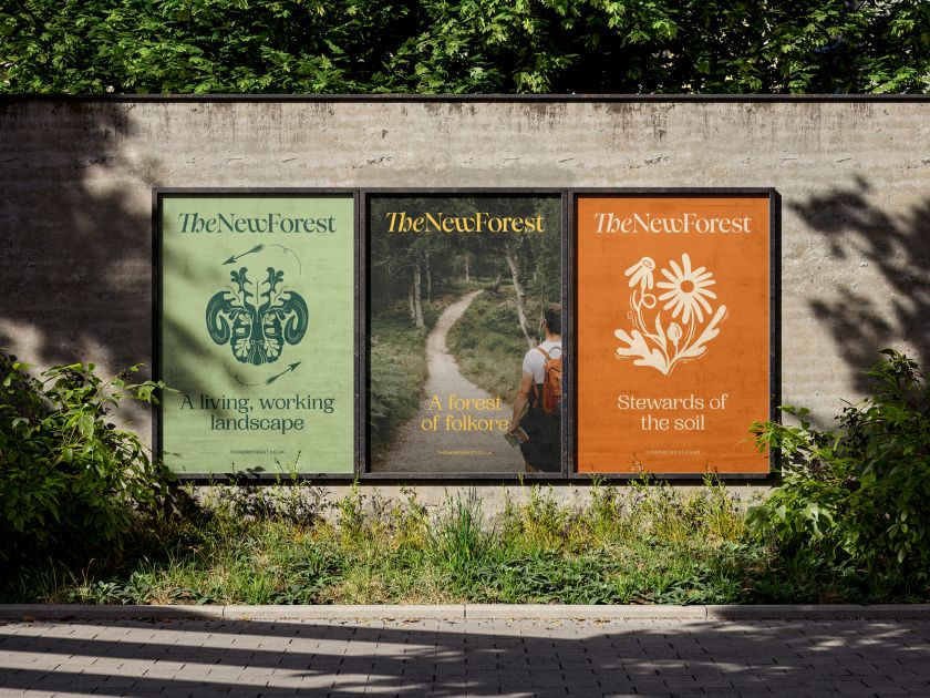 Studio Glass rebrands The New Forest with folklore, fungi creams and a whole lot of heart