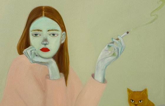 Cats, Tears and Cigarettes: A solo exhibition by Camilla Mihkelsoo @ V1 Salon, Copenhagen