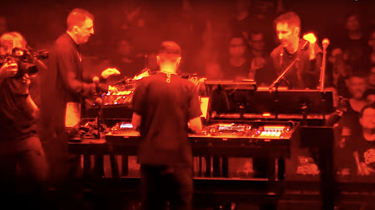 Watch Nine Inch Nails give live debut to new single As Alive As You Need Me To Be as they launch North American Peel it Back tour with Josh Freese back on drums