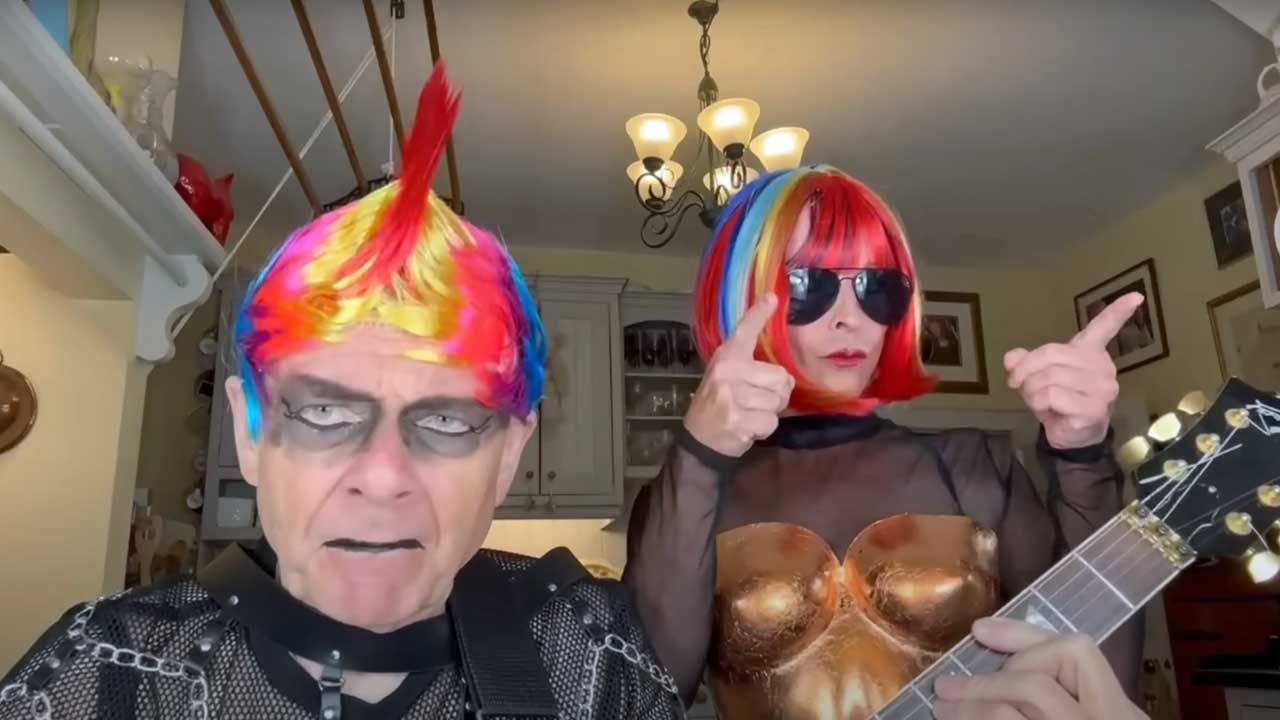 Toyah Willcox and Robert Fripp are back and they’re more brightly-coloured than ever