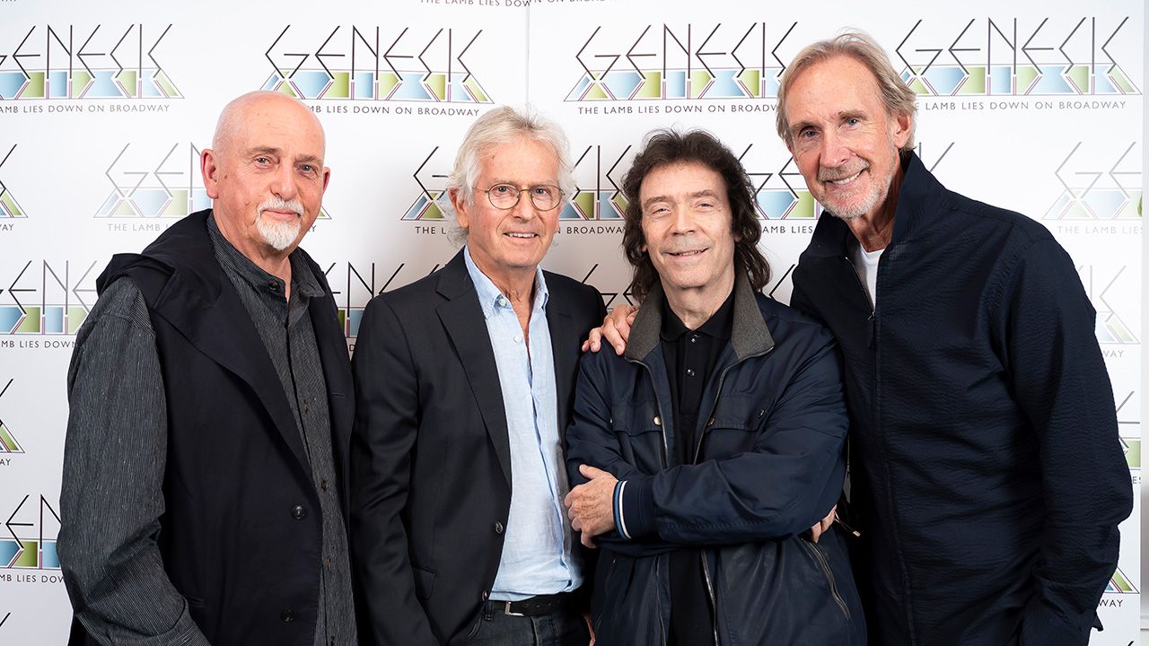 Four-fifths of the Genesis Lamb line-up reunite at Atmos playback in London