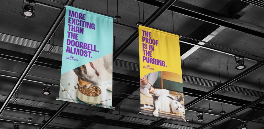 Colossus and Wellness Pet Company launch joyful new brand identity and campaign