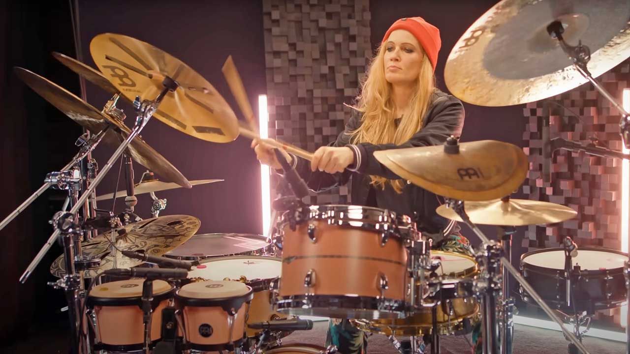 Watch Anika Nilles demonstrate exactly why Rush have chosen her as their new drummer