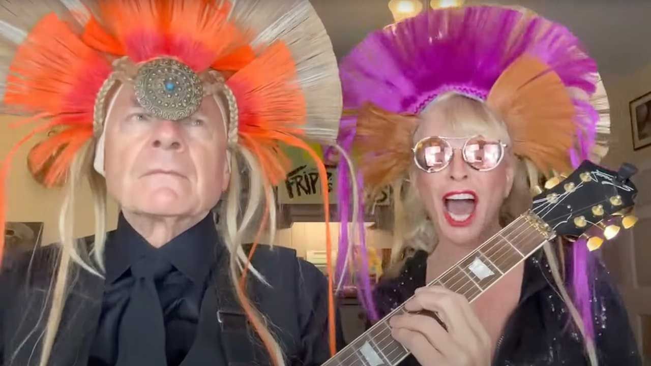“I want to try your clothes on!” Toyah and Robert Fripp explore uncharted musical territory in new Sunday Lunch video