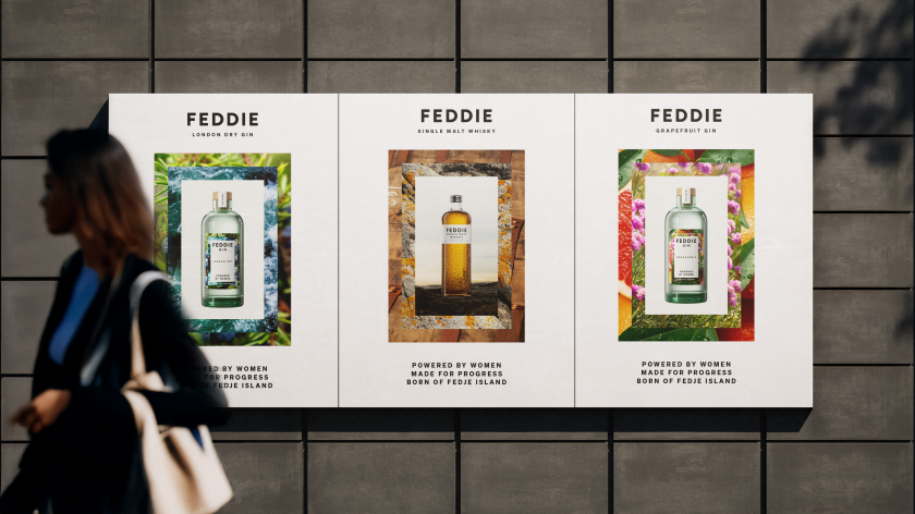 Contagious helps Nordic distillery FEDDIE bottle a feminist revolution in recycled glass