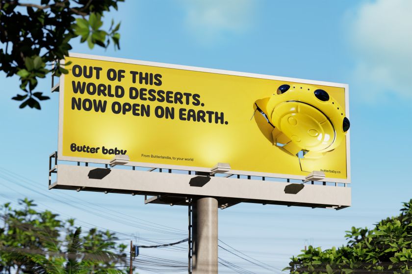 Universal Favourite designs an out-of-this-world dessert brand for Butter Baby