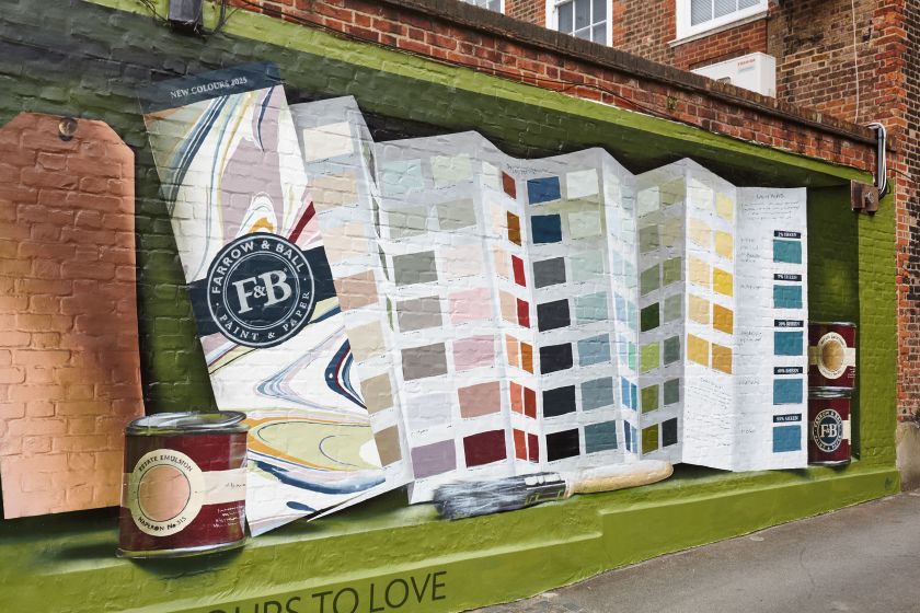 JOY! Collective and Farrow & Ball bring London’s streets to life with hyper-real mural campaign