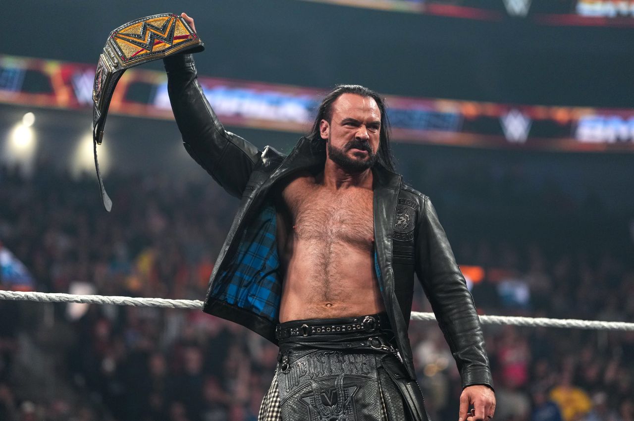 “I started listening to what the gym guys were listening to. When I first heard Metallica, I was like, ‘Right, this is speaking to me.'” WWE Champion Drew McIntyre reveals what’s on his workout mix – and the huge role music plays in his life