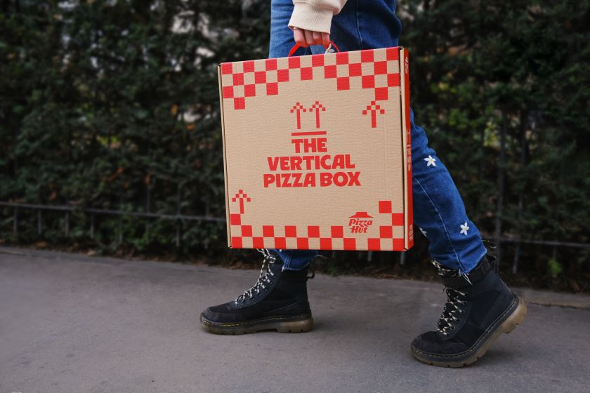 Behold the ‘Vertical Pizza Box’ by Pizza Hut, spotted on London’s streets