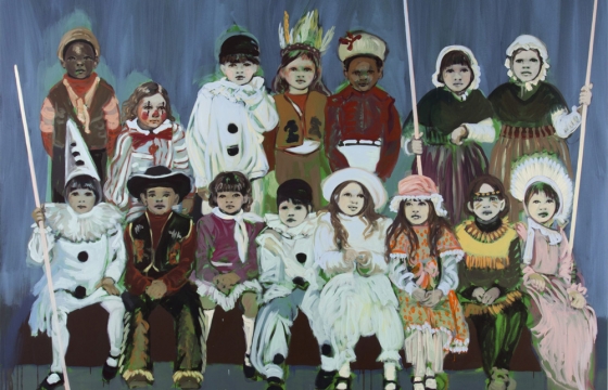 Claire Tabouret “Weaving Waters, Weaving Gestures” @ Voorlinden Museum, Wassenaar, The Netherlands