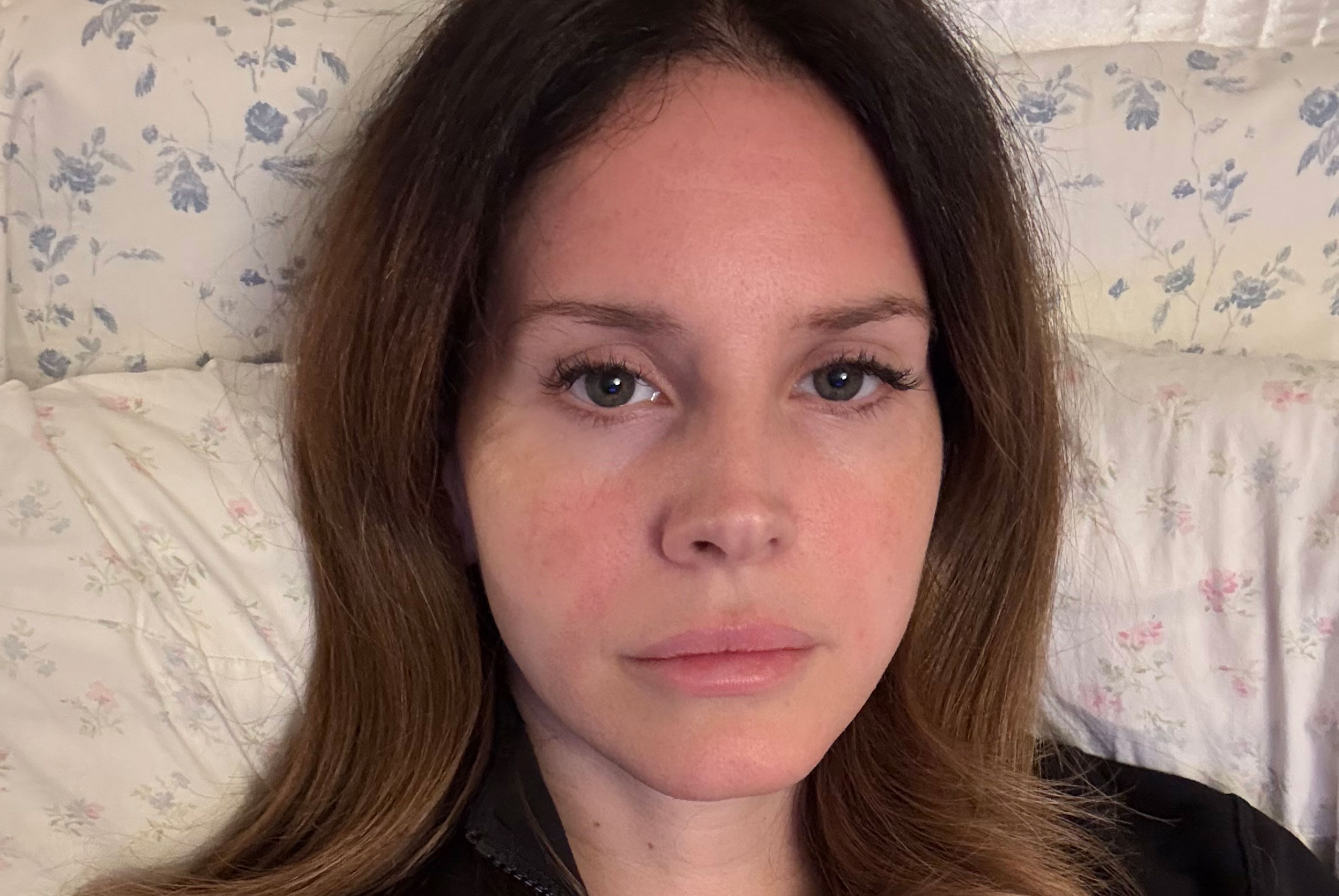 Lana Del Rey has shared a new song and says her album is coming in “approximately three months”