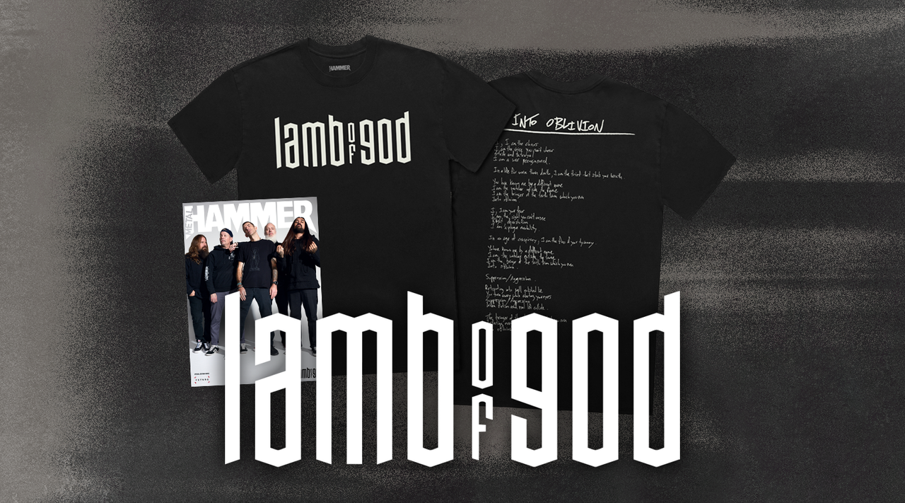 Get the new Metal Hammer with an exclusive Lamb Of God cover and lyrics t-shirt, only through the Louder webstore