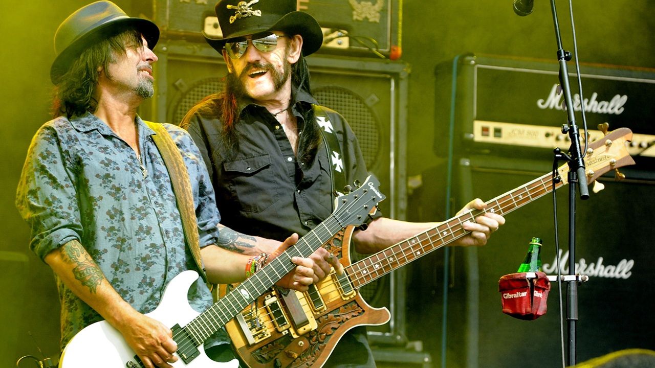 “I took my scooter up the lift and rode it through the corridors naked in drag make-up with just a tie on.” A brilliant and bonkers interview with Motorhead’s late, great Phil Campbell