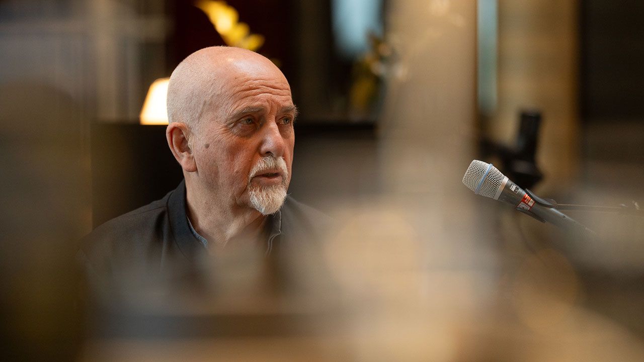 “It takes me back to my schooldays.” Peter Gabriel shares his latest single Till Your Mind Is Shining