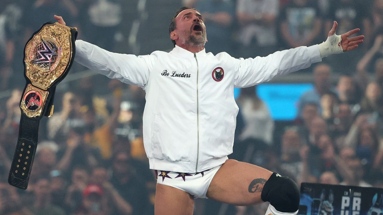 Watch former WWE World Heavyweight Champion CM Punk walk out to an AFI song and pay tribute to Harm’s Way’s Bo Lueders during his WrestleMania entrance last weekend