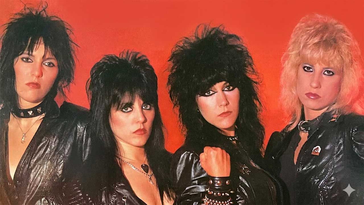 “A raw and lethal mix of razor-saw metal and a punky punch.” The story of Leather Angel, the ‘female Mötley Crüe’ with the Nikki Sixx-designed logo