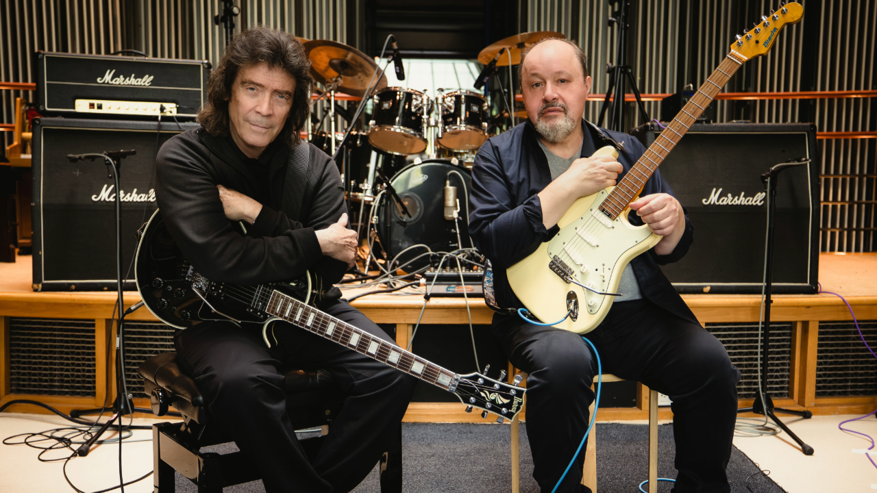 “If you’d have told the 15-year-old me, just discovering Genesis, that one day this legendary guitarist would be a friend of mine, I’d have fallen over!” Steve Rothery and Steve Hackett announce their long-awaited collaborative album, The Roaring Waves