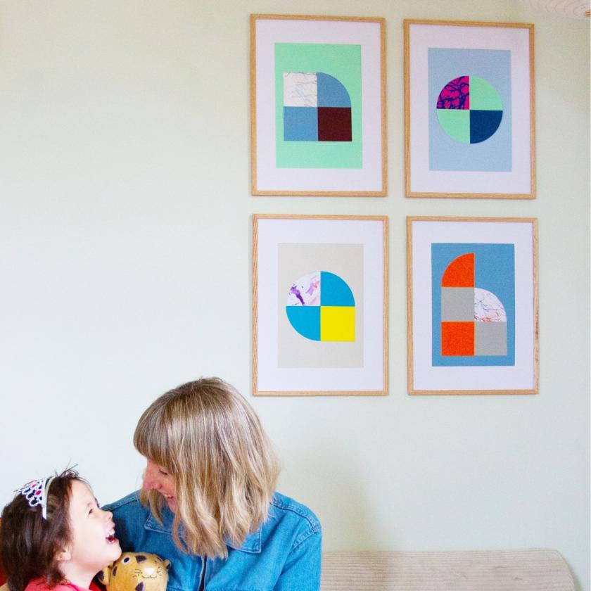 Forget the fridge: Studio Mol on why your children’s artwork deserves to be properly framed