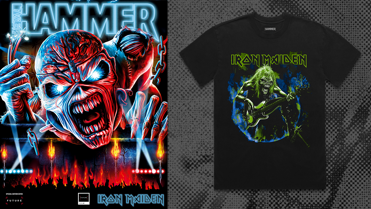Get an exclusive glow-in-the-dark Iron Maiden t-shirt and new Metal Hammer cover variant via our official store now