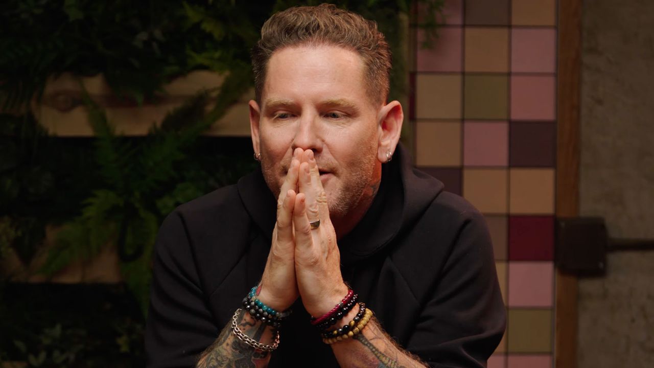“I’ve never been a religious person. But letting go of that, of the incredible weight of ego, has helped me listen.” Slipknot frontman Corey Taylor reveals why he says a prayer before going on stage