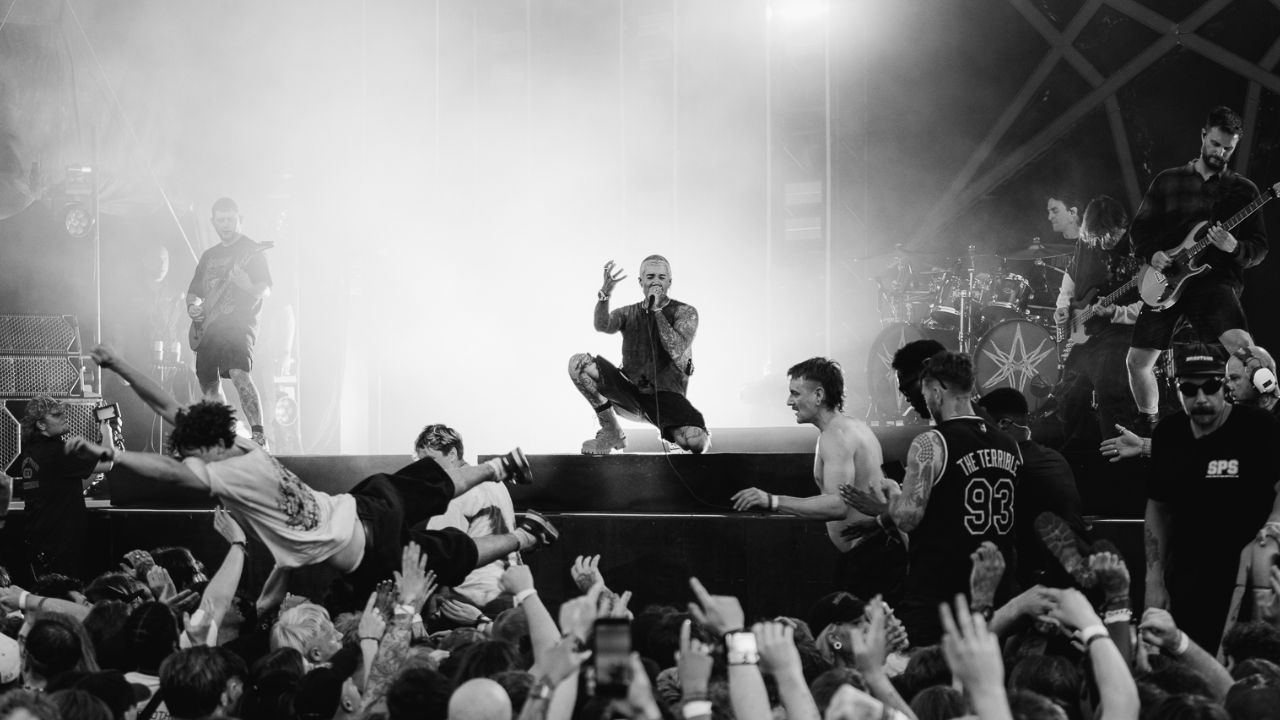 “Thousands of fans with knees far less reliable than they were are bouncing around, screaming every word.” Bring Me The Horizon’s crushing Count Your Blessings show is a reminder of how ferociously heavy they can still be