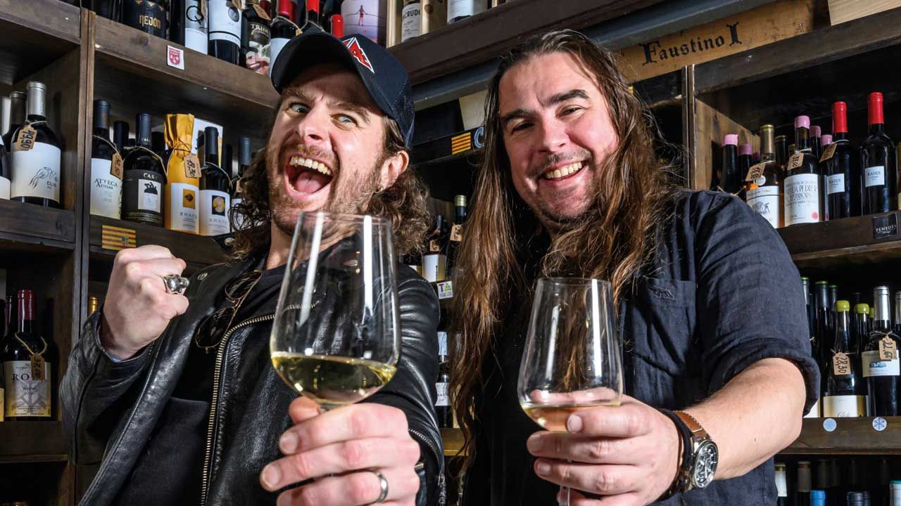 What happened when we went wine drinking with Airbourne in Barcelona