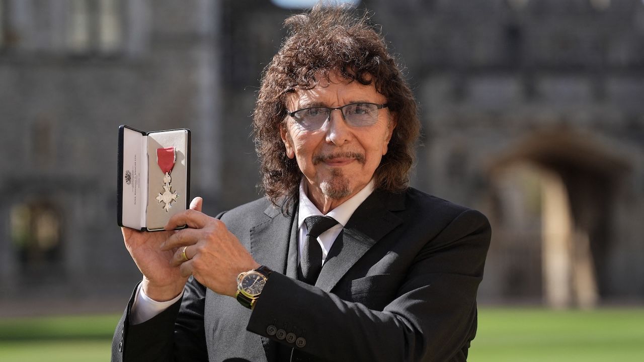 Tony Iommi receives MBE at Windsor Castle, releases new single Stormwatcher