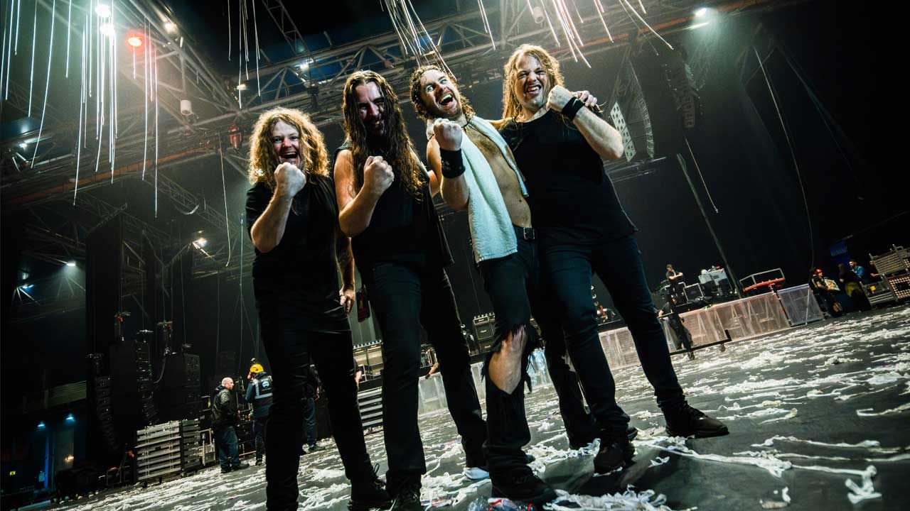 Airbourne blaze back on a wave of pent-up desire and nostalgia on album featuring Bryan Adams and Mutt Lange