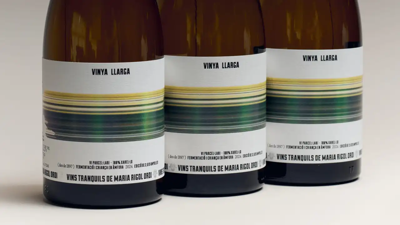 Why Studio Atipus designed a wine label to look like it’s been shot from a speeding train