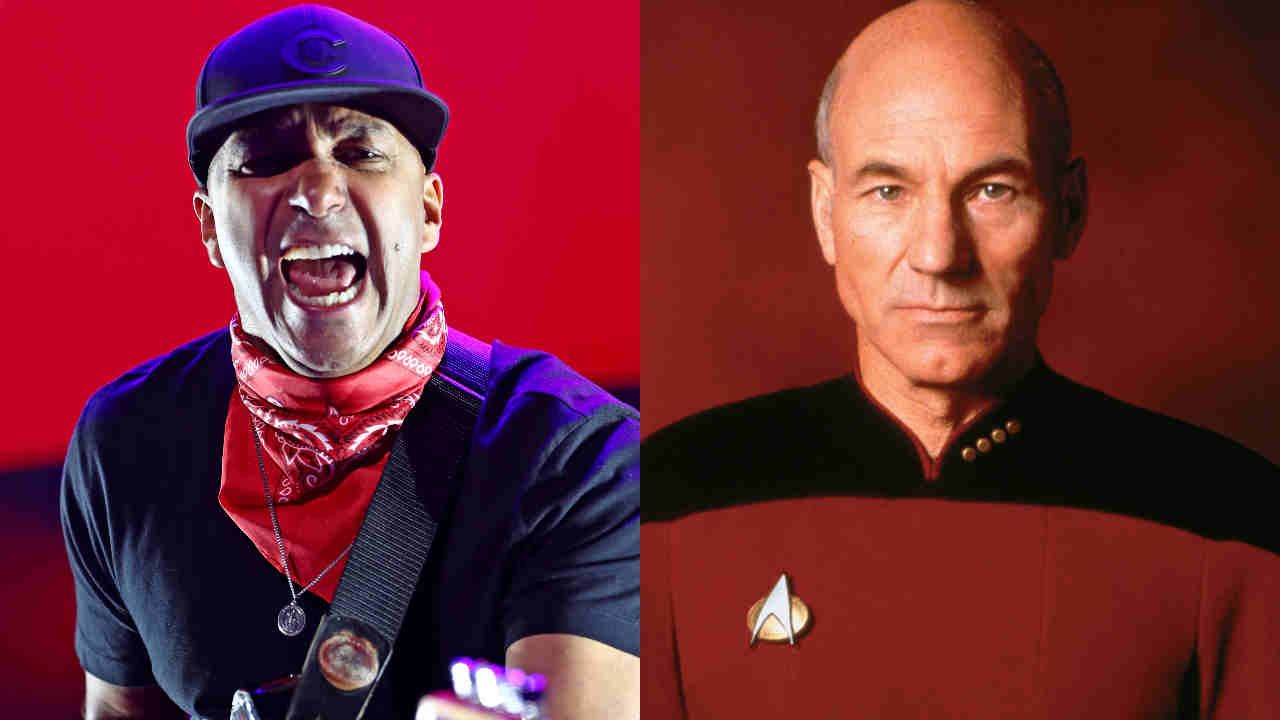 Tom Morello pays tribute to late Star Trek star Sir Patrick Stewart