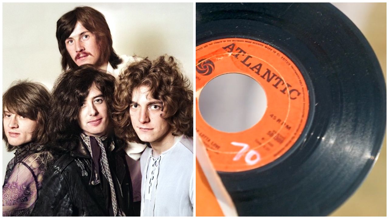 “This single shouldn’t really exist.” Rare 1969 Led Zeppelin single that the band wanted destroyed surfaces on British TV show